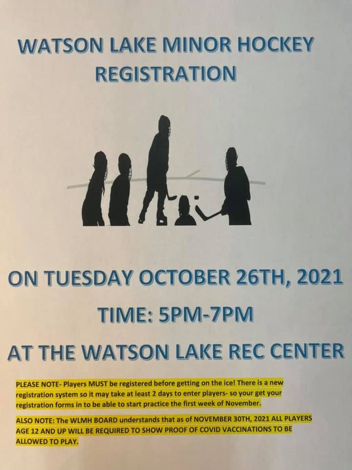 WL Minor Hockey Registration