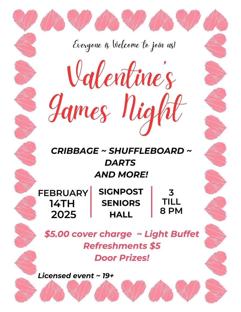 Signpost Seniors Valentines Games Night