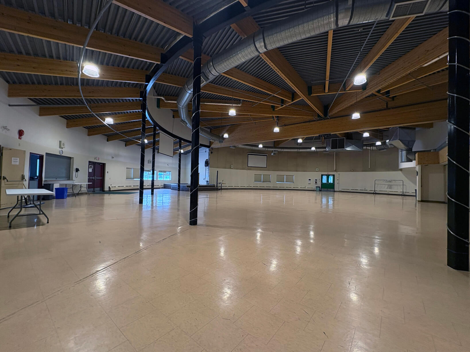 Watson Lake Community Hall interior view 1