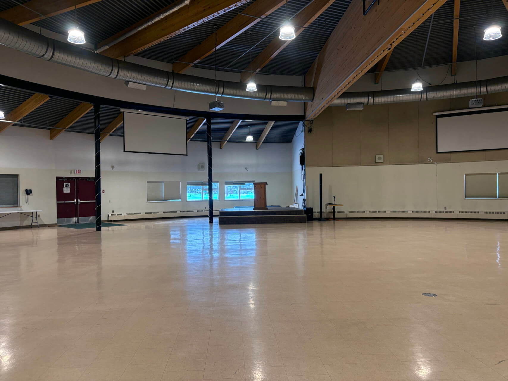 Watson Lake Community Hall interior view 4